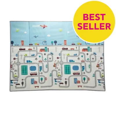 Double-Sided Activity Mat City/Dino