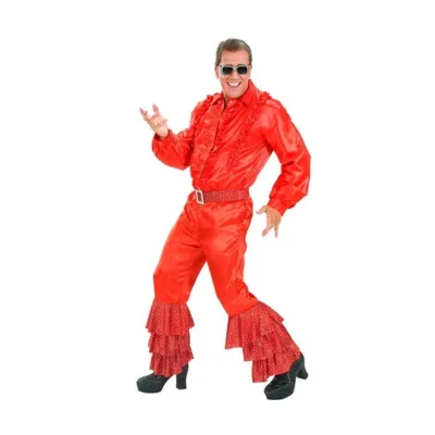 Red Satin Pants