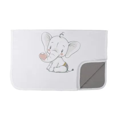 FreeOn Bubaba Blanket Cotton Playfull Elephant , 70×90 cm