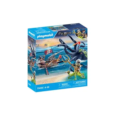Playmobil Battle against the Giant Octopus