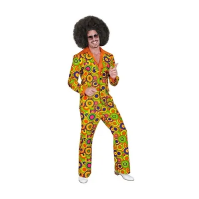 The 70s Groovy Style Yellow Circles