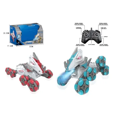 Infinity Toys R/C 2.4G Stunt dinosaur with spray and light