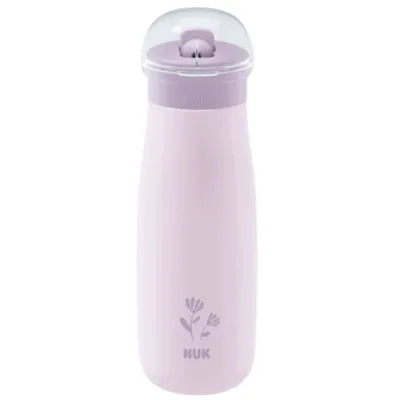 Νuk Stainless steel drinking bottle Mini-Me Flip Cup 500 ml Globus Purple