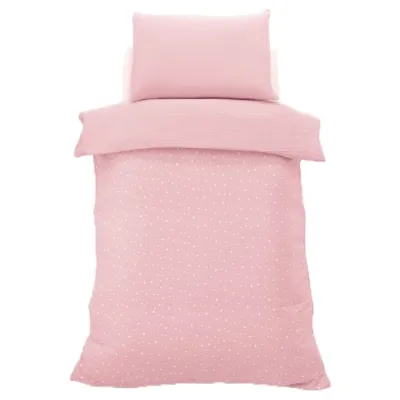 Italbaby Muslin baby bedding with stars Pink