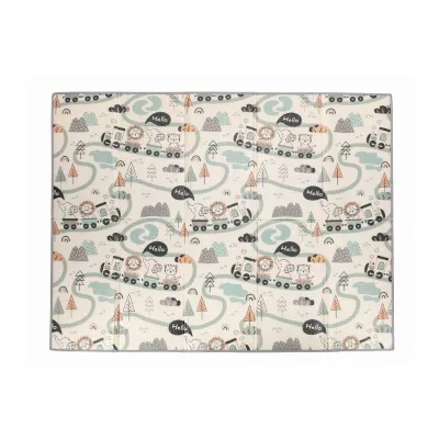 FreeOn folding play mat with edge Magic Road