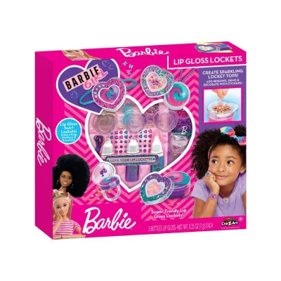 Cra-Z-Art Barbie Sparkling Sweet Heart Lip Gloss Lockets