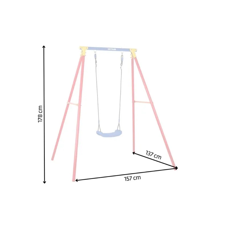 Kettler Single Swing Red/Blue