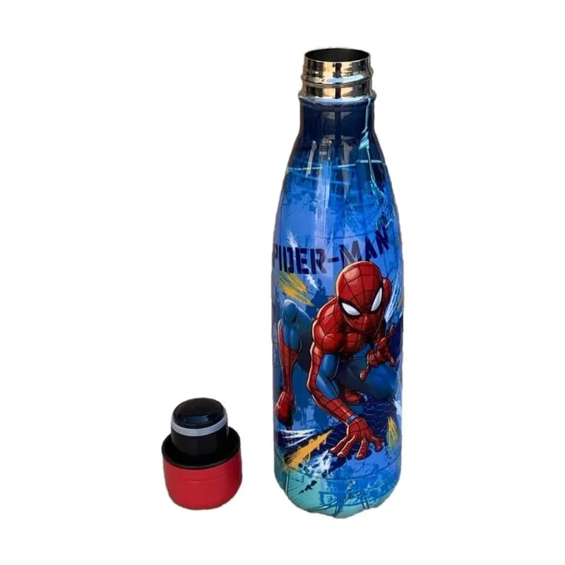 Marvel Spiderman 500ml Stainless Steel Thermos Flask with Screw Off Lid
