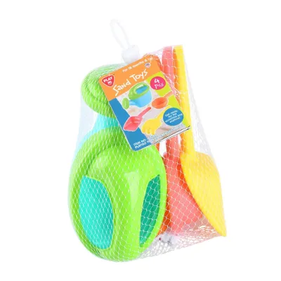 Playgo Sand Play Set Colorful Beach Toys 4 Pcs