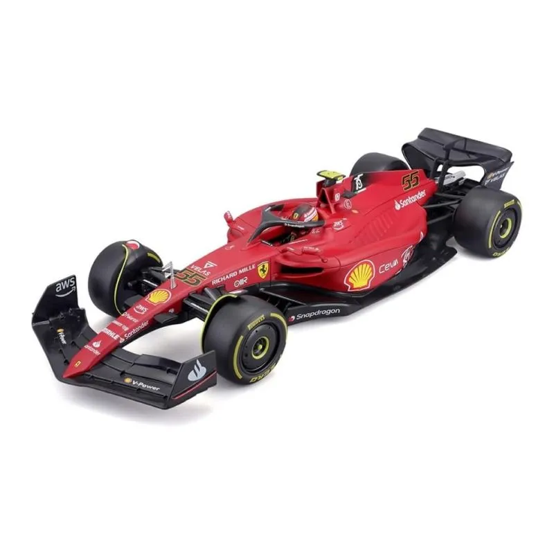 Bburago F1 2022 Carlos Sainz - #55 Scuderia Ferrari F1-75 1:18