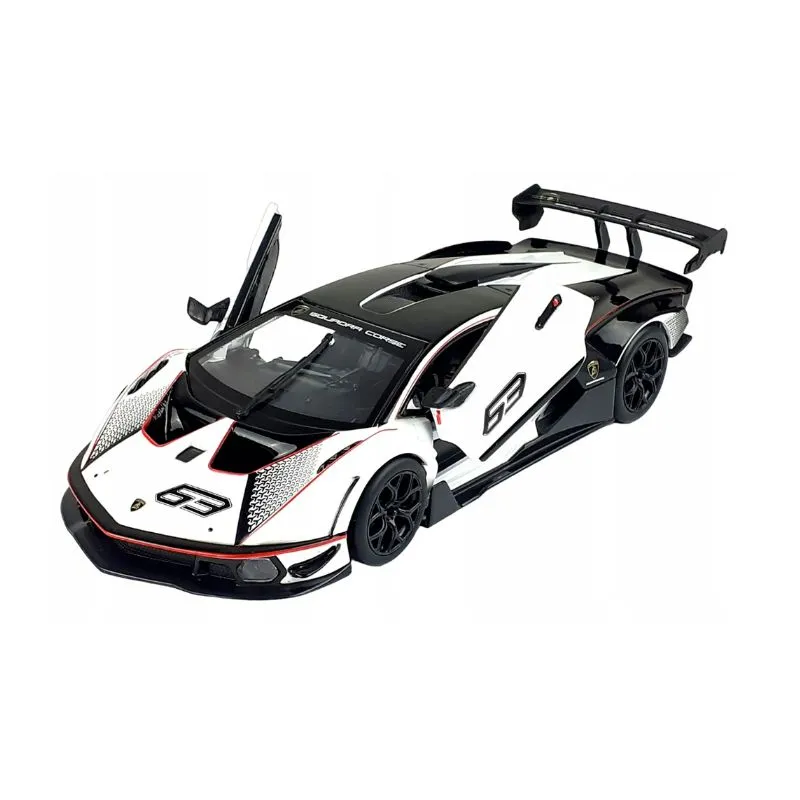 Bburago Lamborghini Essenza SCV12 #63 White and Black 