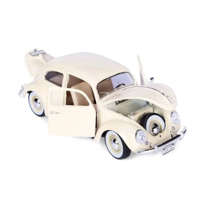 Bburago Volkswagen Kafer Beetle 1955 White 1:18