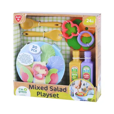 Playgo Plastic Mixed Salad Playset