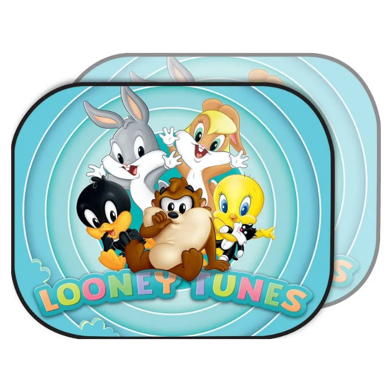 Car Sun Shades Looney Tunes 44x35cm Pack Of 2