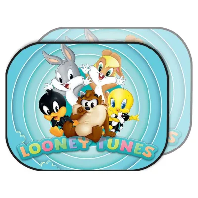 Car Sun Shades Looney Tunes 44x35cm Pack Of 2