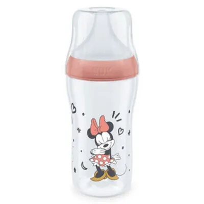 NUK Perfect Match Baby Bottle with soft silicone teat Minnie Mouse 260ml