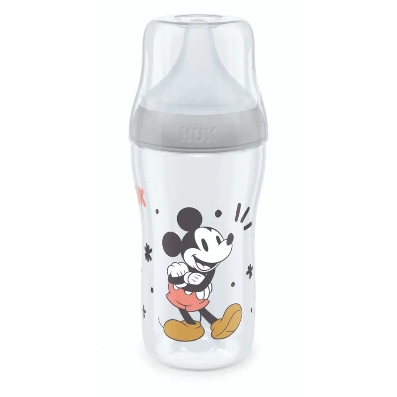 NUK Perfect Match Baby Bottle with soft silicone teat Mickey Mouse 260ml
