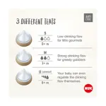 NUK Perfect Match Baby Bottle with soft silicone teat Mickey Mouse 260ml