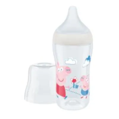 NUK Perfect Match Baby Bottle with soft silicone teat Peppa Big 260ml