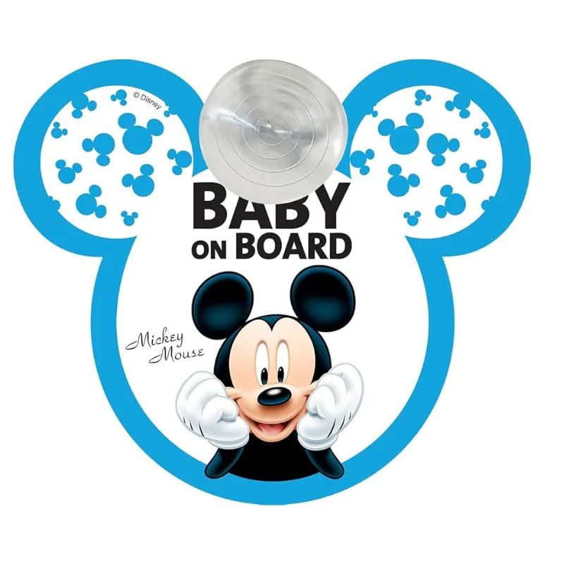 Baby on Board Mickey Mouse