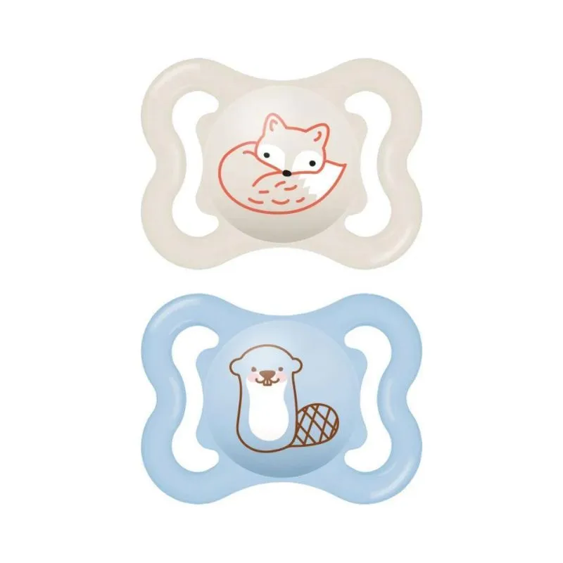 MAM air silicone soother 2-6m 2-pcs