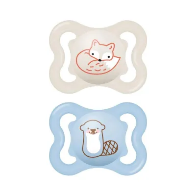 MAM air silicone soother 2-6m 2-pcs