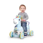 Lazarid Pony Fun Music Walker Horse with Wheels & Music