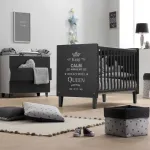 Italbaby chest of drawers Rockstar white