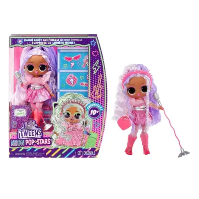 LOL Surprise! Tweens Neon Pop Stars – Kitty K Fashion Doll