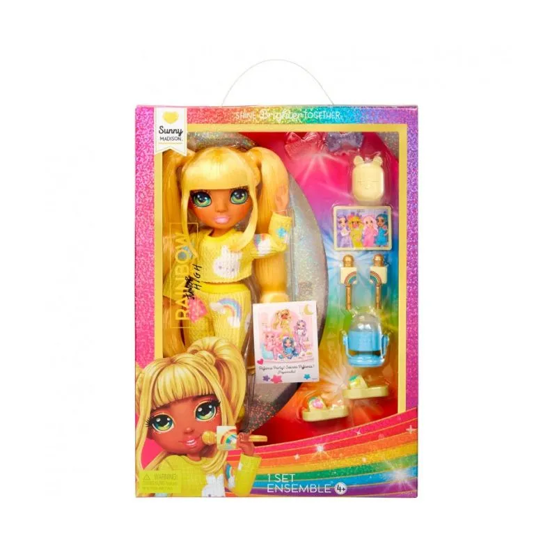 Rainbow High Junior High PJ Party Doll Sunny