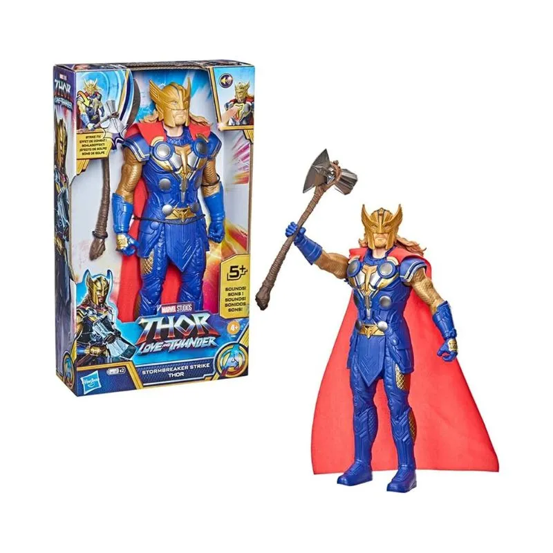 Marvel Love and Thunder Stormbreaker Strike Thor Figure