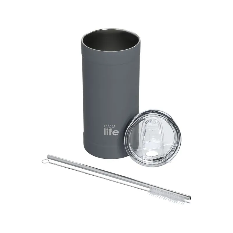 Ecolife Stone Coffee Thermos 500ml , Gray