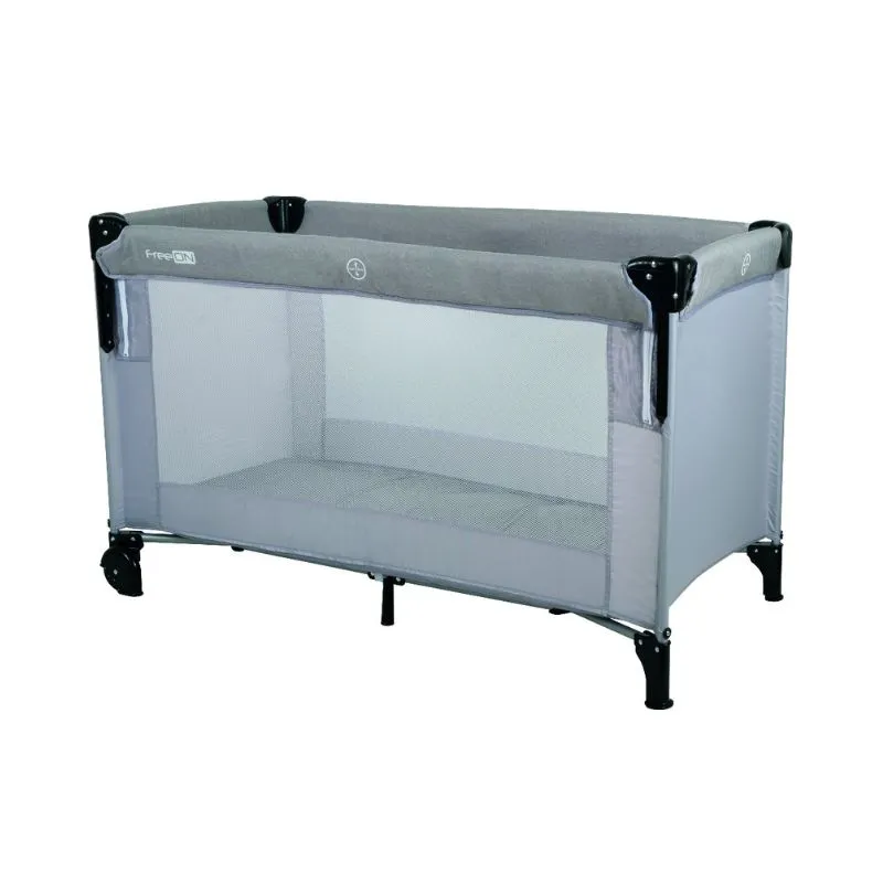 FreeOn Travel Cot Double , Grey