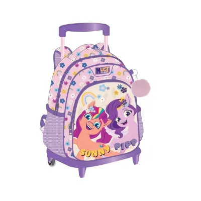Must School Trolley Backpack Kindergarten My Little Pony Sunny Pipp 2 Cases