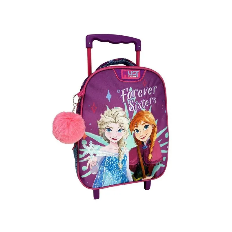 Must Kindergarten Trolley Backpack Disney Frozen Forever Sisters