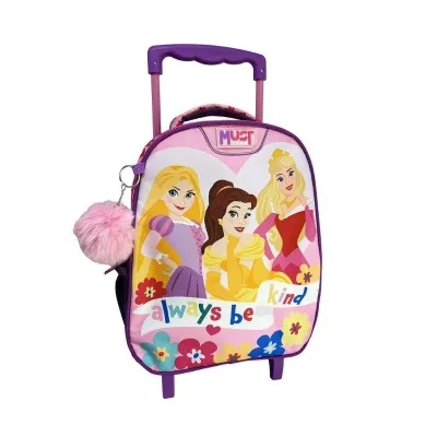 Must Kindergarten Trolley Backpack Disney Princess Always Be Kind