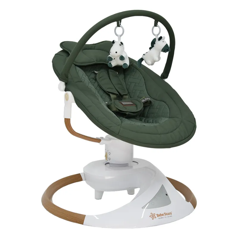 Bebe Stars Electric Swing Snuggle Forest Green