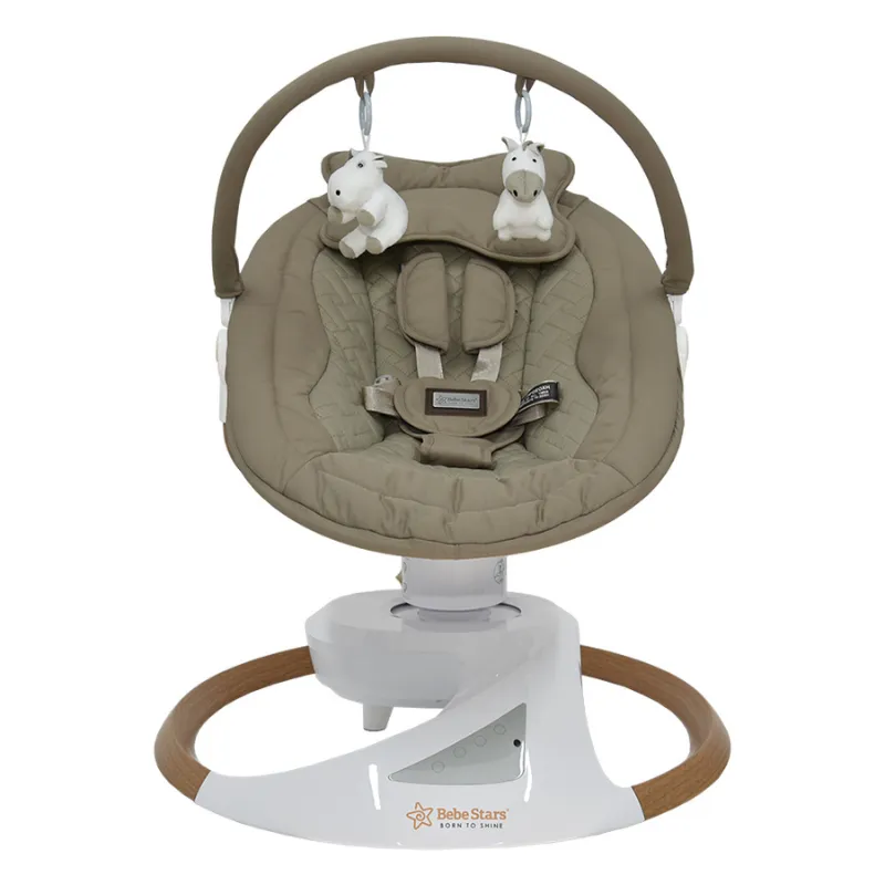 Bebe Stars Electric Swing Snuggle Natural Beige