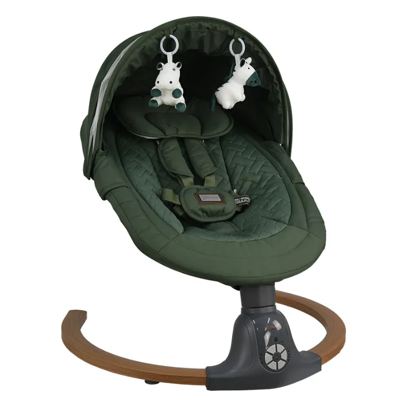 Bebe Stars Electric Swing Fluffy Forest Green