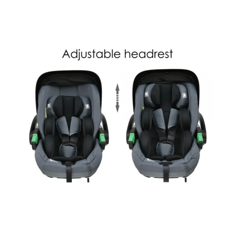 Bebe Stars Baby i-Size Car Seat Grey