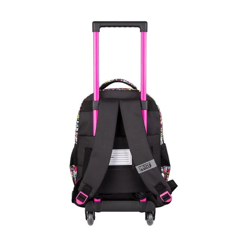 Must Team Tokidoki Cactus Primary School Trolley School Bag with 3 cases