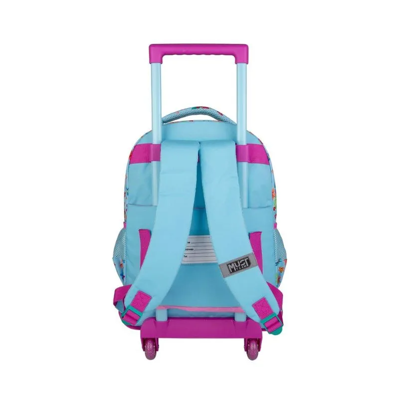 Must Team Disney Moana 2 Ocean Sisters Primary School Trolley School Bag with 3 cases