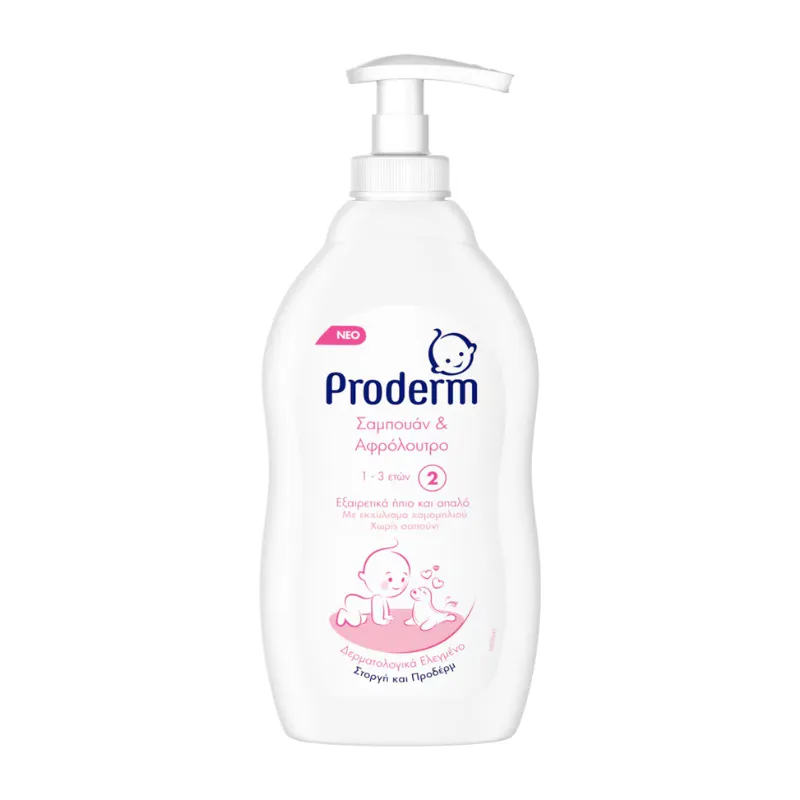Proderm Shampoo & Shower 1-3y 400ml