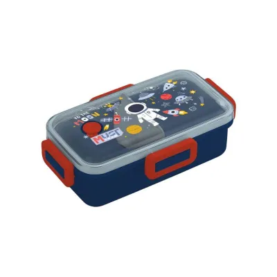 Must Team 700ml PP Plastic Lunch Box , Space