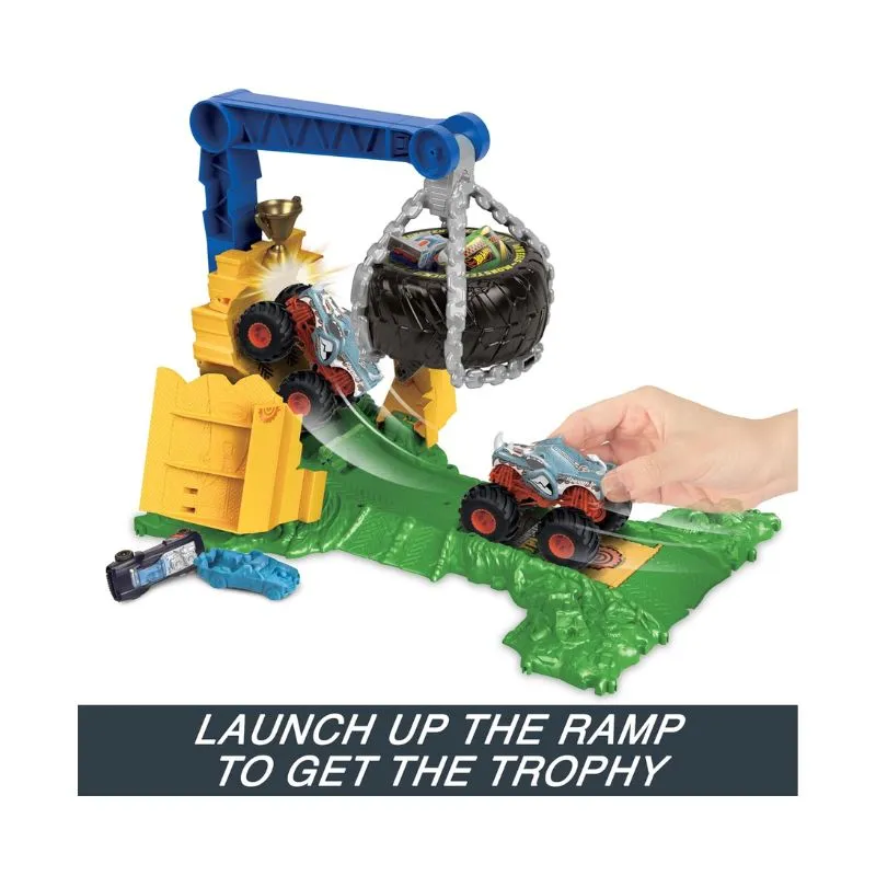 Hot Wheels Monster Trucks Rhinomite Chargin’ Challenge