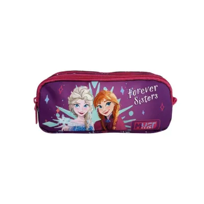 Must Team  Disney Frozen Forever Sisters Barrel School Case with 2 cases