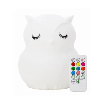 FreeOn Night light Owl with remote control