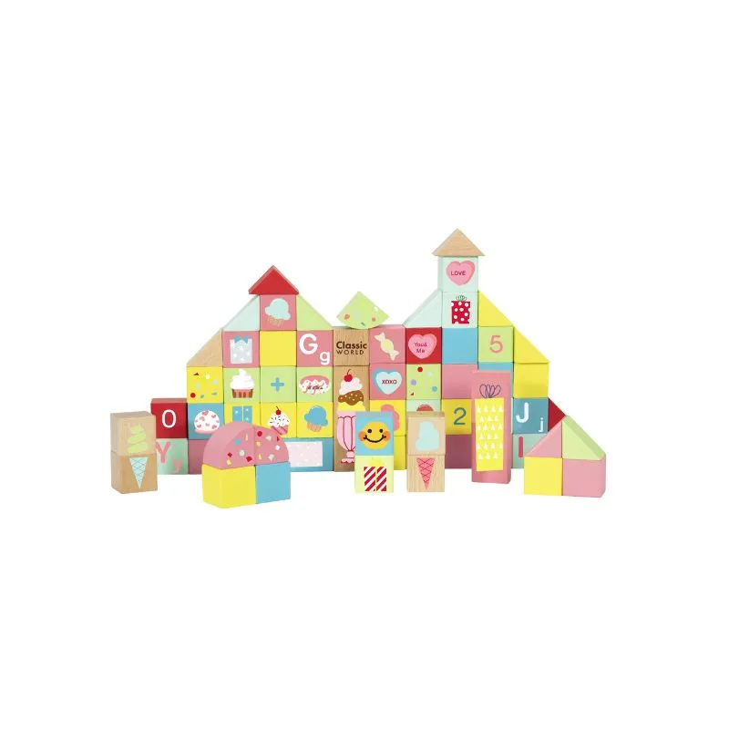 Classic World Toys Sweet Cube Blocks