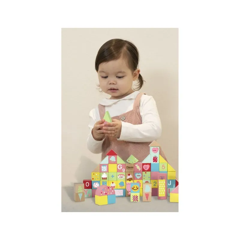 Classic World Toys Sweet Cube Blocks