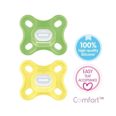 MAM Soother Comfort 0+ Double Pack Unisex
